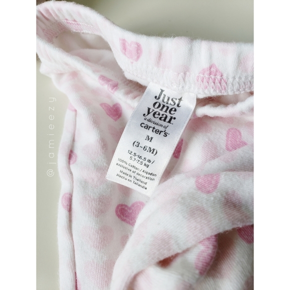 Carter's | Set of 3-Matching Tops and Footie Pants - Picture 2 of 8